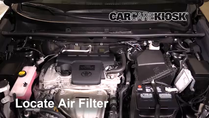 2016 Toyota RAV4 Limited 2.5L 4 Cyl. Air Filter (Engine) Replace